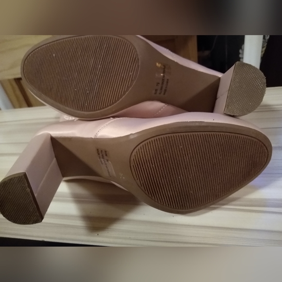 Pink Satin Cupid Boots - Picture 7 of 16